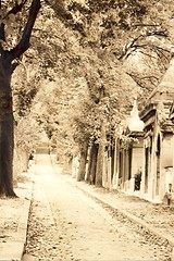 Image showing Paris - Le Père Lachaise Cemetery