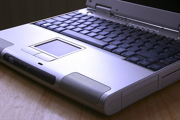Image showing blue laptop