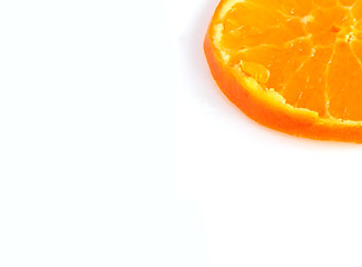 Image showing slice of orange in the corner of the picture