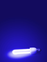 Image showing Fluorescent lamp