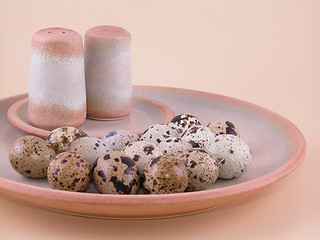 Image showing quail eggs