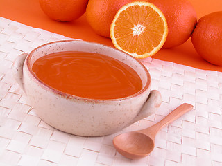 Image showing orange jelly