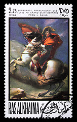Image showing Postage stamp with Napoleon
