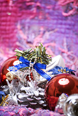 Image showing Christmas and New Year decorations 