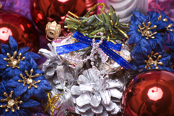 Image showing Christmas and New Year decorations 