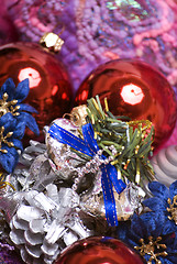 Image showing Christmas and New Year decorations  