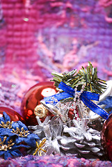 Image showing Christmas and New Year decorations 