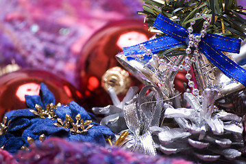 Image showing Christmas and New Year decorations  