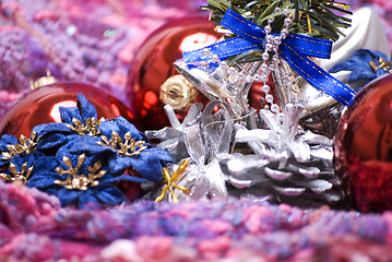 Image showing Christmas and New Year decorations  