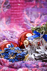 Image showing Christmas and New Year decorations 