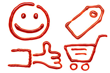 Image showing Shopping icons