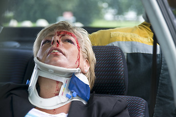 Image showing neck brace