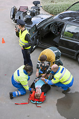 Image showing First aid team