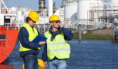 Image showing Harbor inspection