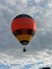 Image showing Balloon against storm clouds