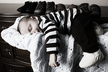 Image showing Sleeping baby