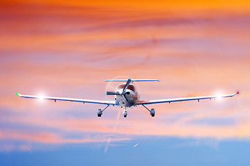 Image showing Approaching aircraft