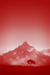 Image showing red landscape