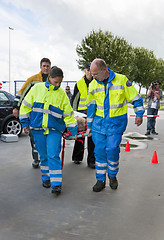 Image showing Emergency services in action