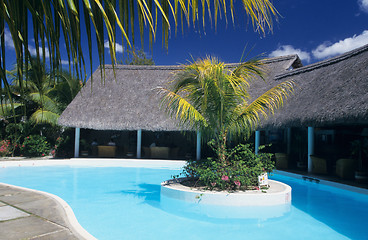 Image showing Swimming pool in hotel Mauritius Island