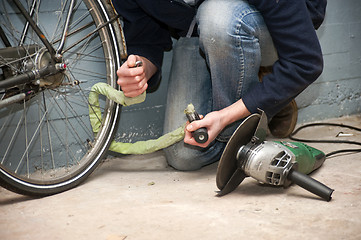 Image showing Bike theft