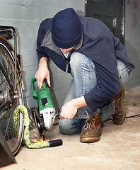 Image showing Bicycle thief