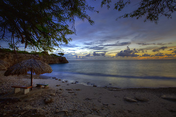 Image showing Sunset Curacao