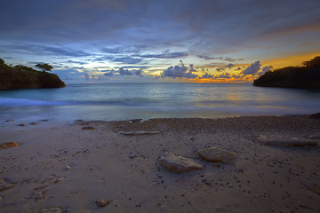 Image showing Sunset Curacao