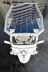 Image showing Solar powered tuc tuc