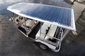 Image showing Solar powered tuc tuc