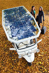 Image showing Solar powered tuc tuc 