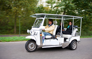 Image showing Solar powered tuc tuc