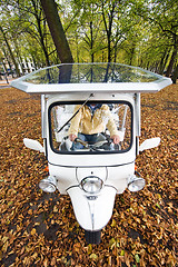 Image showing Solar powerd tuc tuc