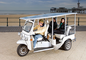 Image showing Solar powered tuc tuc