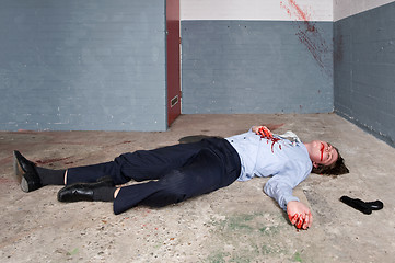 Image showing Murdered businessman