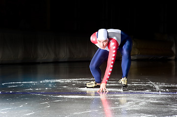 Image showing Speed skating start