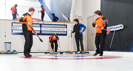 Image showing Curling