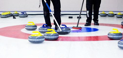 Image showing Curling