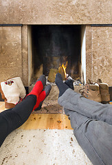 Image showing Warming feet