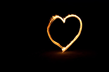 Image showing Burning love