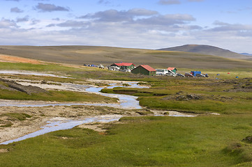 Image showing Hveravellir Base Camp