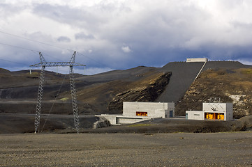 Image showing Hydro-electric power plant