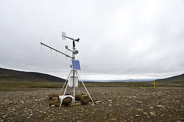 Image showing Weather station