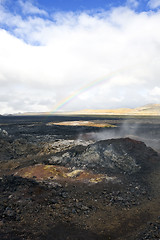 Image showing Volcanic rainbow
