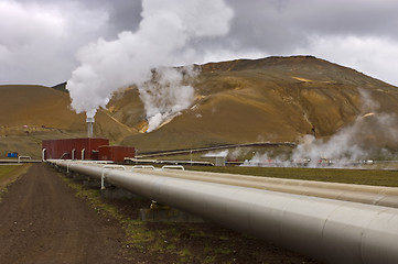 Image showing Geothermal power plant