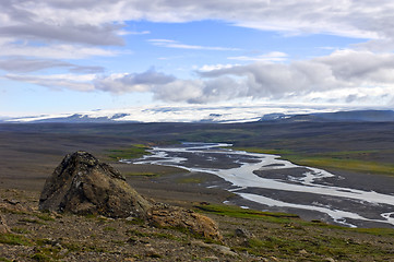 Image showing Kjolur Highland Landscape