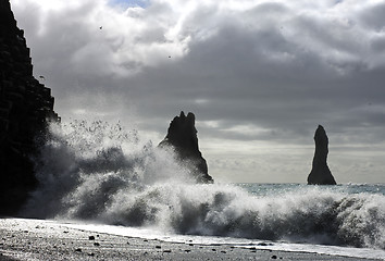 Image showing Ocean splash