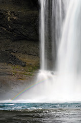 Image showing Rhyolite falls Rainbow