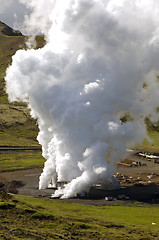 Image showing Geothermical hot water supply well