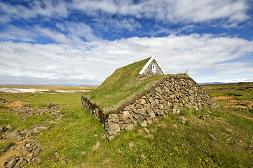 Image showing Traditional Icelandic Cabin